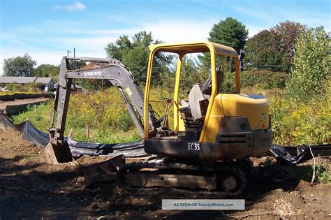 volvo ec35 mini excavator specs